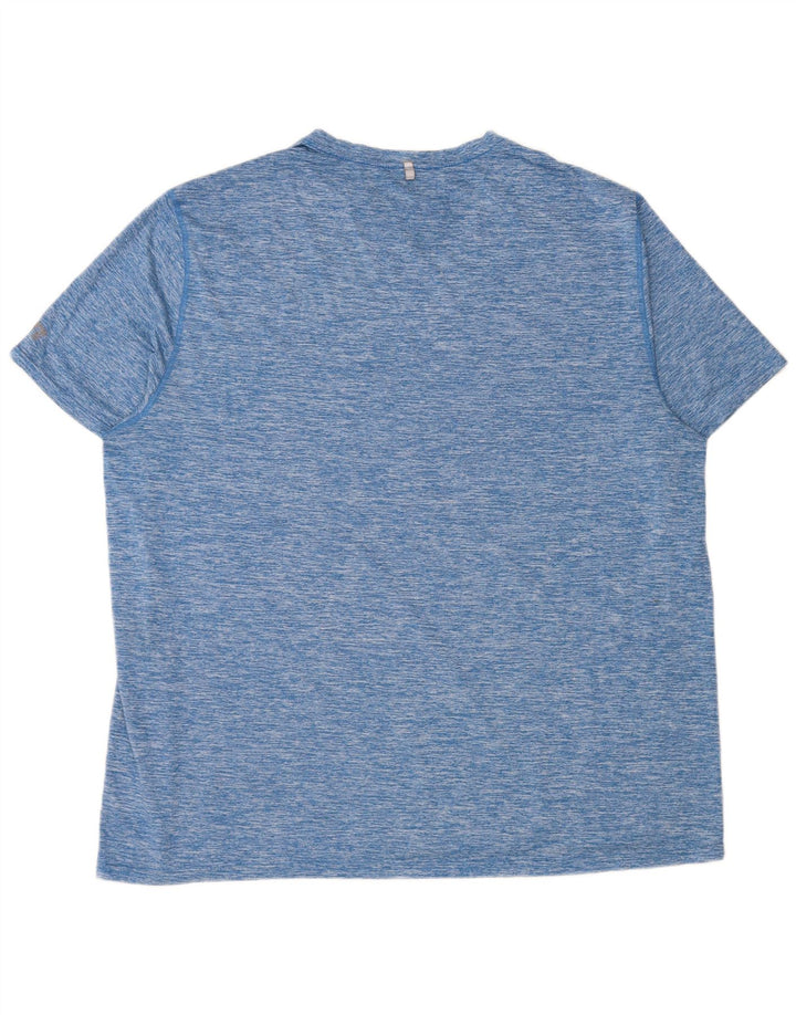 Мужская футболка Russell Athletic Top 2XL Синяя в крапинку из полиэстера
