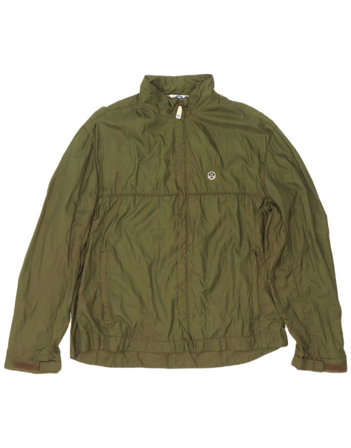 Мужская дождевик North Sails UK 42 XL Зеленый Полиамид