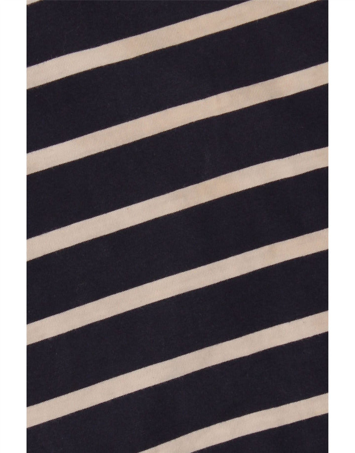 Женский топ FAT FACE с длинным рукавом, Великобритания, размер 18 XL, темно-синий в полоску, хлопок