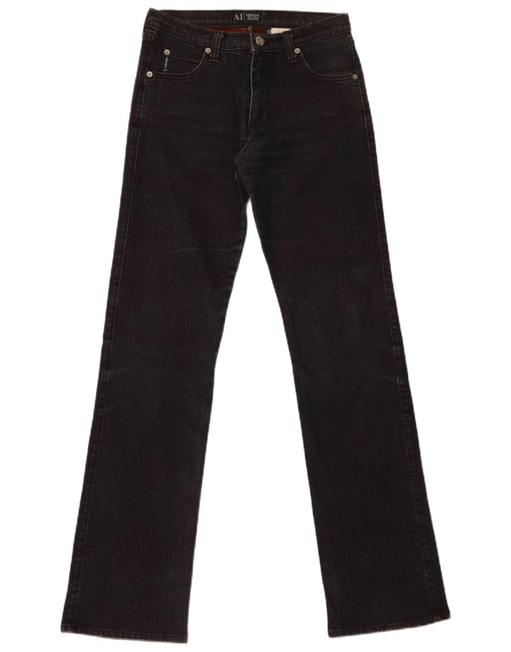 Женские узкие джинсы Armani W27 L32, черный хлопок