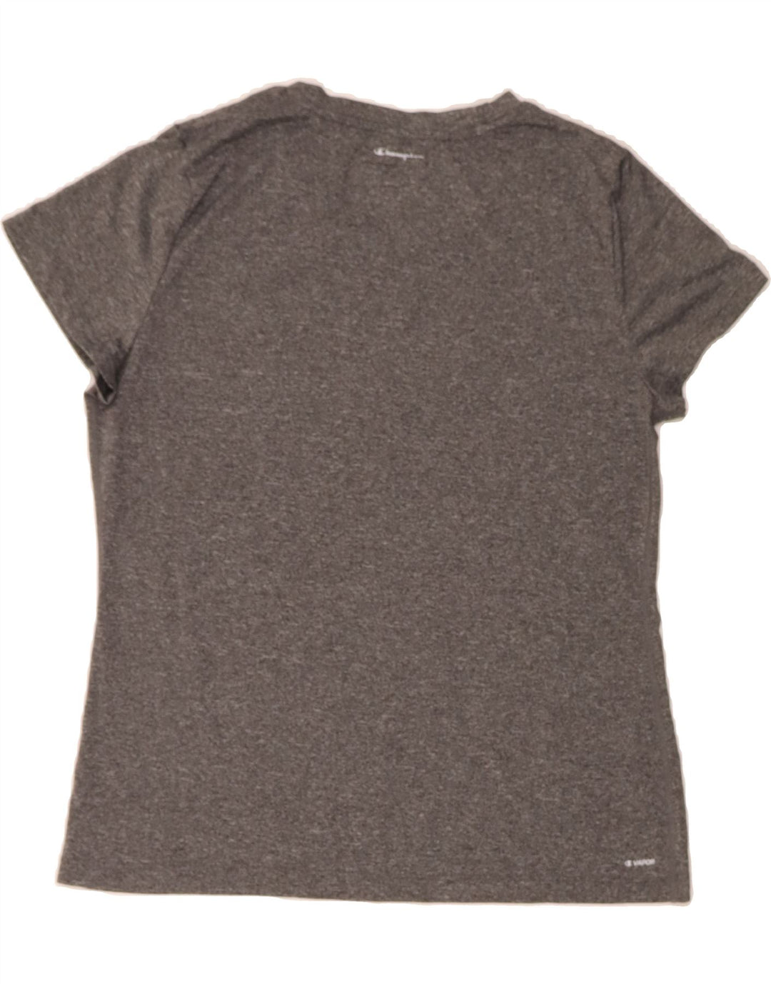 CHAMPION Womens T-Shirt Top UK 16 Large Grey Flecked Vintage Champion and Second-Hand Champion from Messina Hembry 