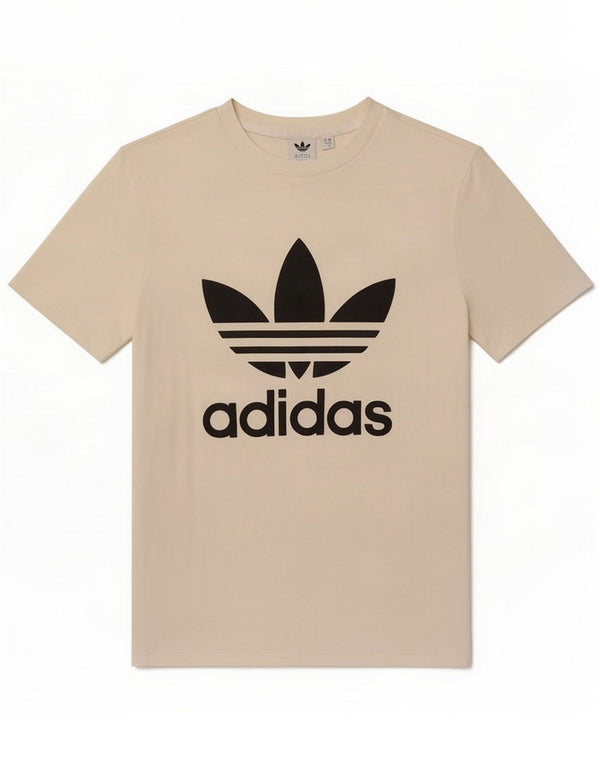 Женская футболка оверсайз с рисунком Adidas Top UK 6 XS, белый хлопок