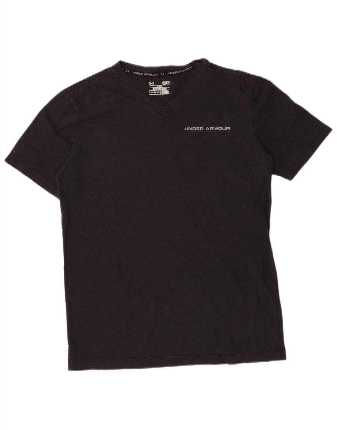 Мужская футболка Heat Gear Under Armour, маленькая, черная