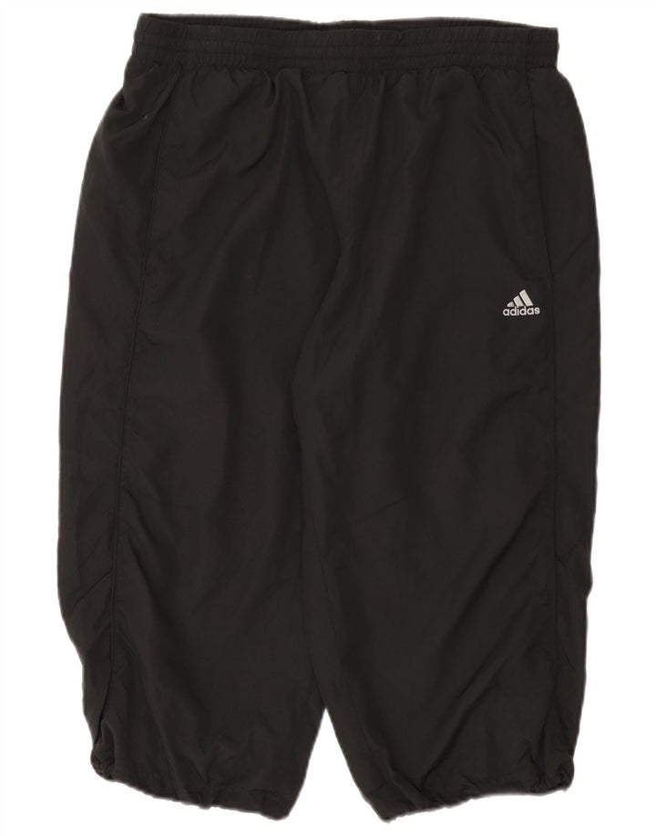 Adidas Mens Clima 365 Capri Спортивные брюки среднего размера из полиэстера черного цвета