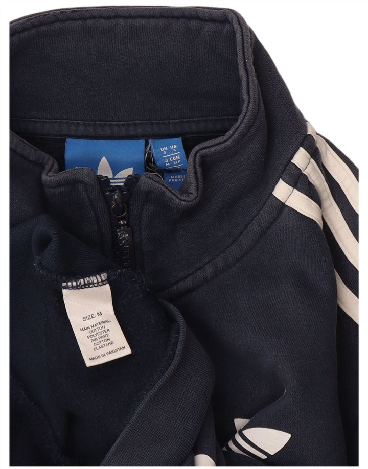 Мужской спортивный костюм Adidas с графическим рисунком, верхняя куртка, маленький темно-синий, хлопок