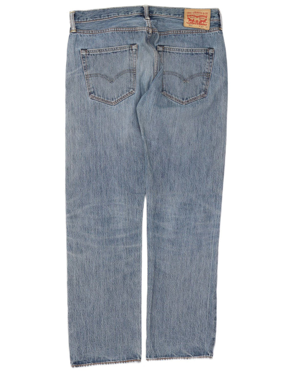 Мужские прямые джинсы Levi's 501 W36 L32 синие, хлопок