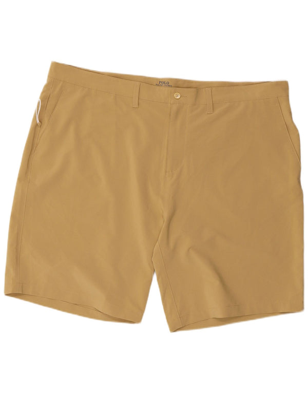 Polo Ralph Lauren Mens Chino Shorts W42 2XL Beige Polyester