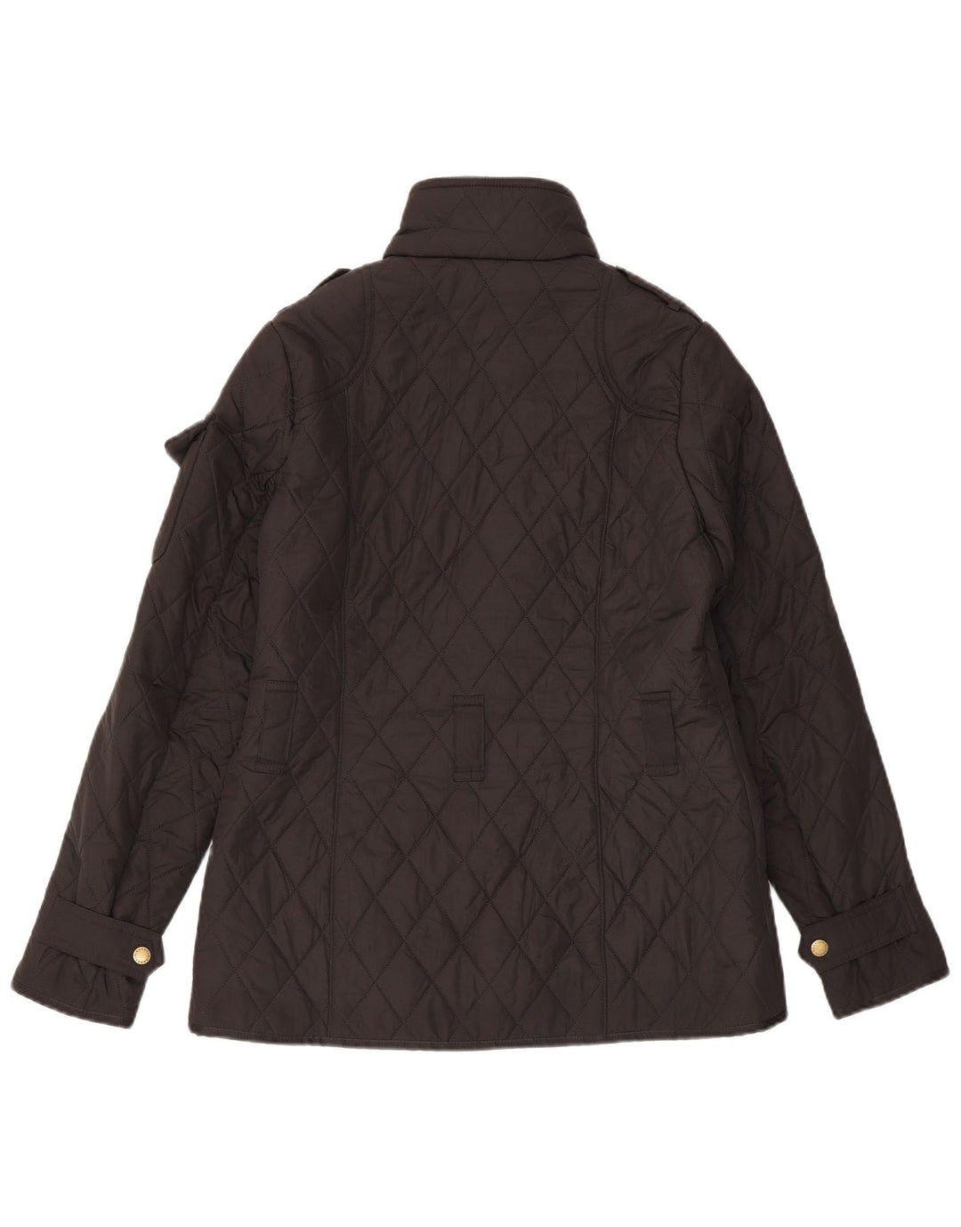 Женская стеганая куртка Barbour в стиле милитари UK 10, маленькая, черная, полиэстер