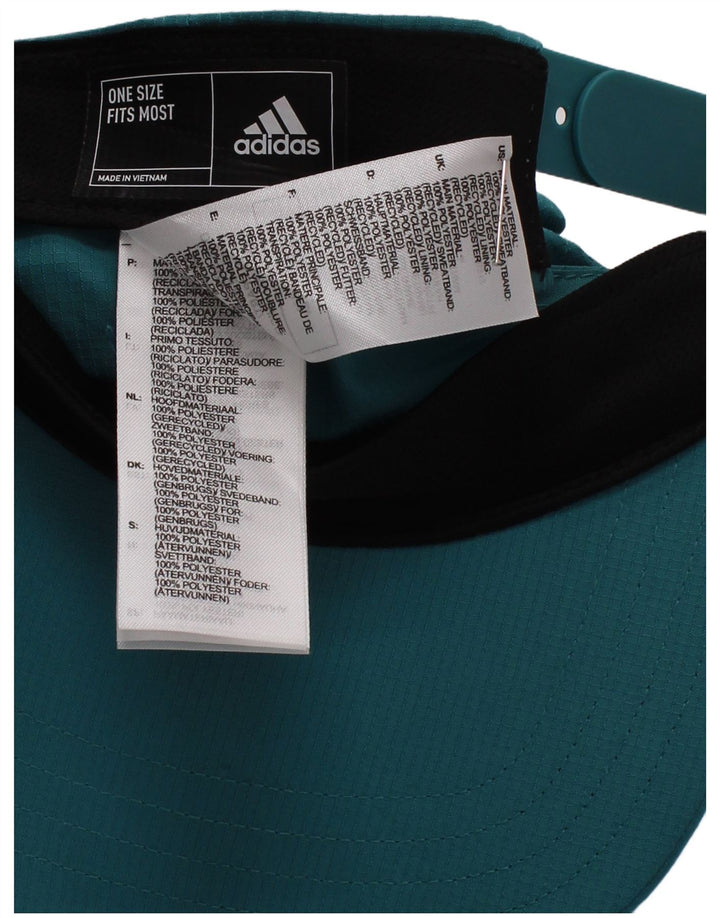 Мужская бейсболка Adidas, один размер, бирюзовый полиэстер