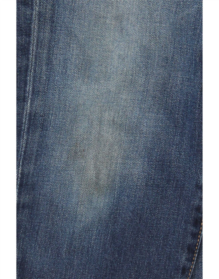 Мужские потертые узкие джинсы Levi's W32 L27, синие, хлопок