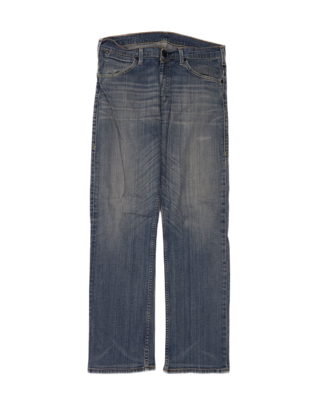 Мужские прямые джинсы Levi's W32 L32 синие, хлопок
