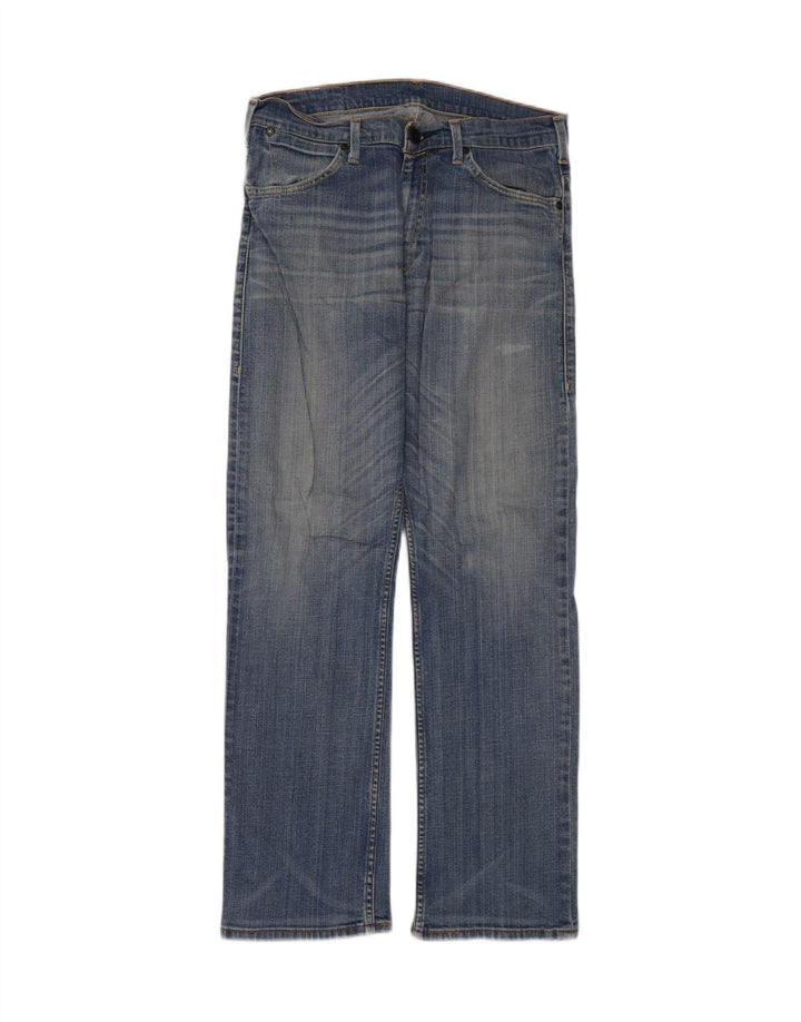 Мужские прямые джинсы Levi's W32 L32 синие, хлопок