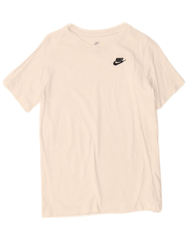 Футболка Nike для мальчиков, топ 13–14 лет, размер XL, белый хлопок