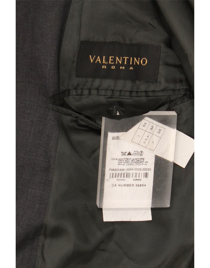 Мужской пиджак Valentino на 3 пуговицах IT 54 2XL, серый, новая шерсть