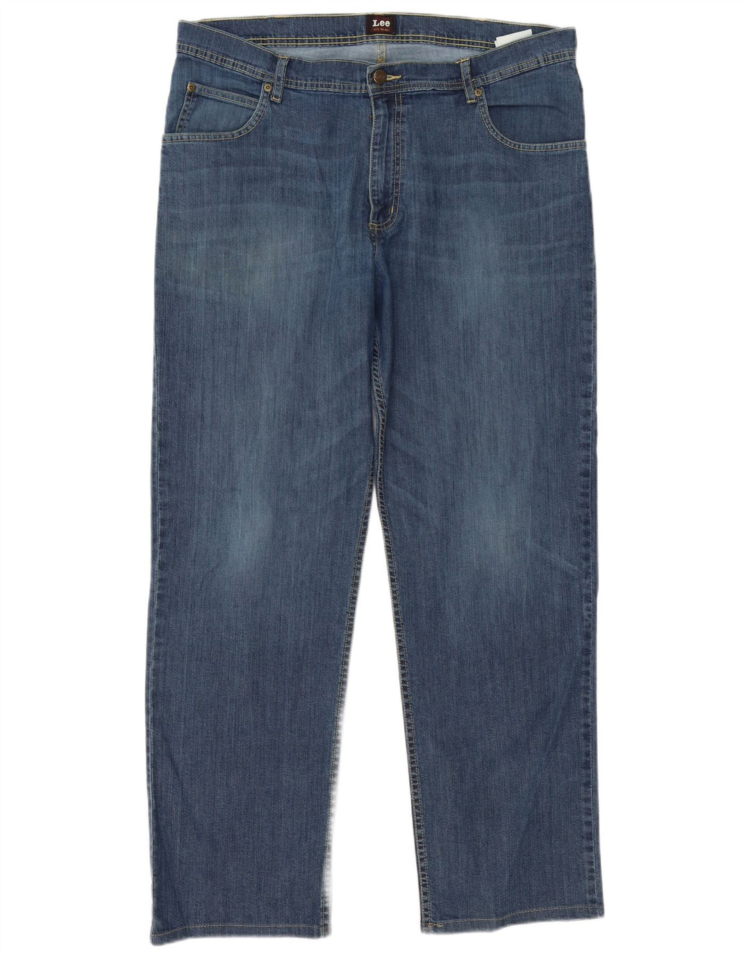 Мужские прямые джинсы Lee Brooklyn W38 L31, синий хлопок