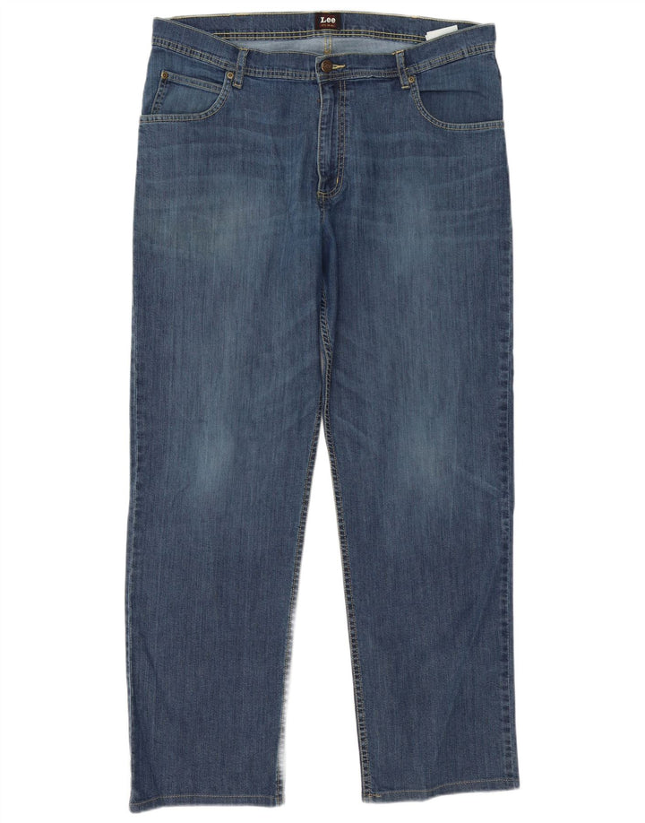 Мужские прямые джинсы Lee Brooklyn W38 L31, синий хлопок