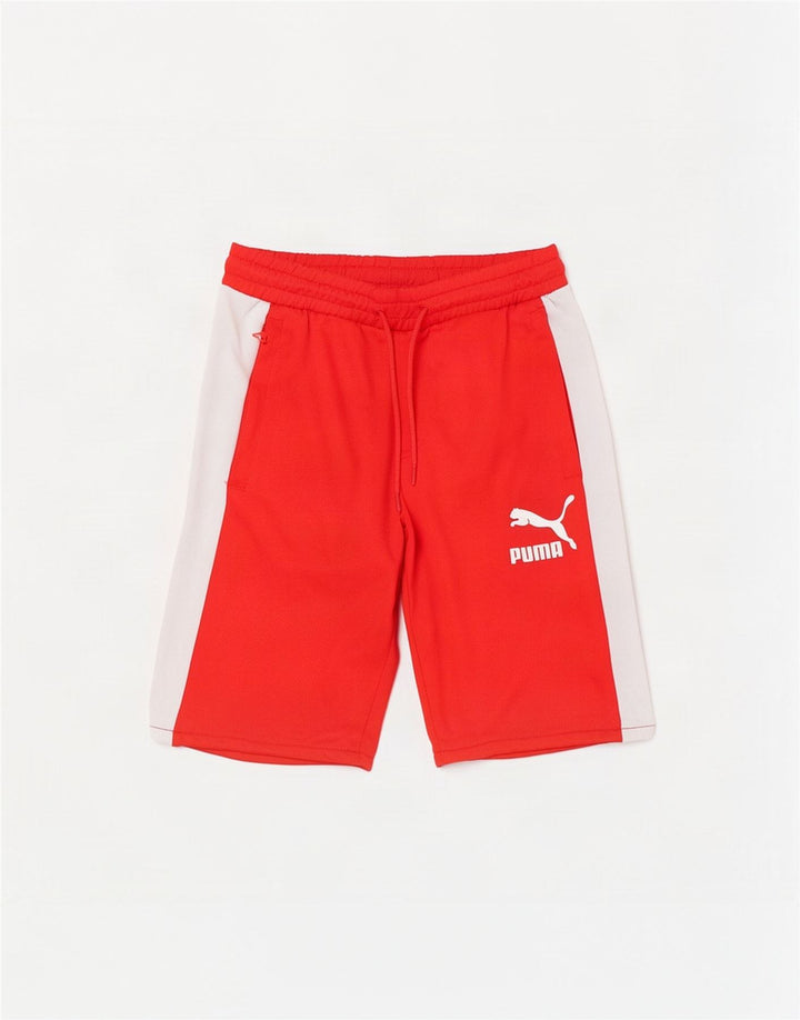 Мужские спортивные шорты Puma, маленькие красные цветные блоки