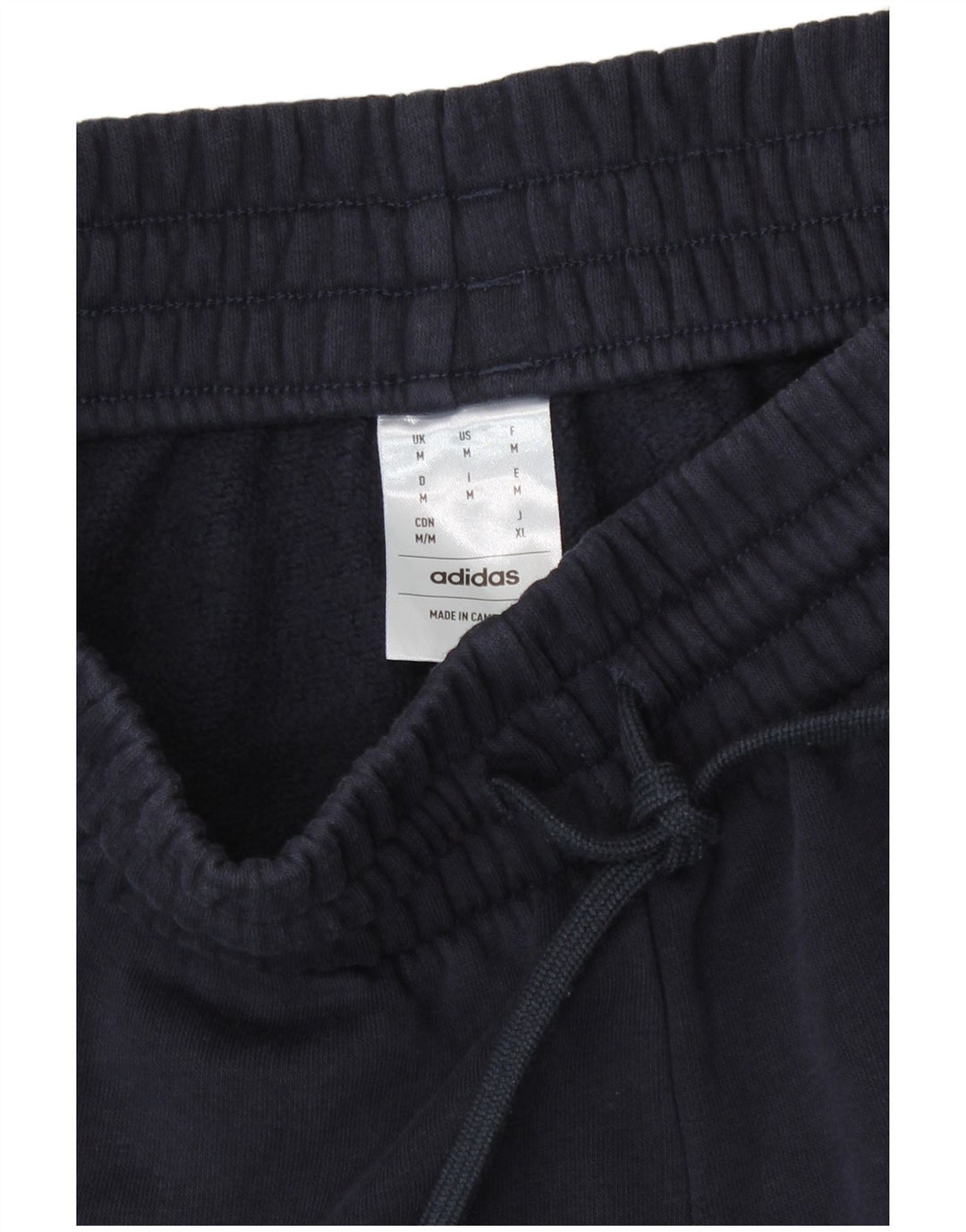 Мужские спортивные брюки Adidas Joggers среднего размера, темно-синие, хлопок