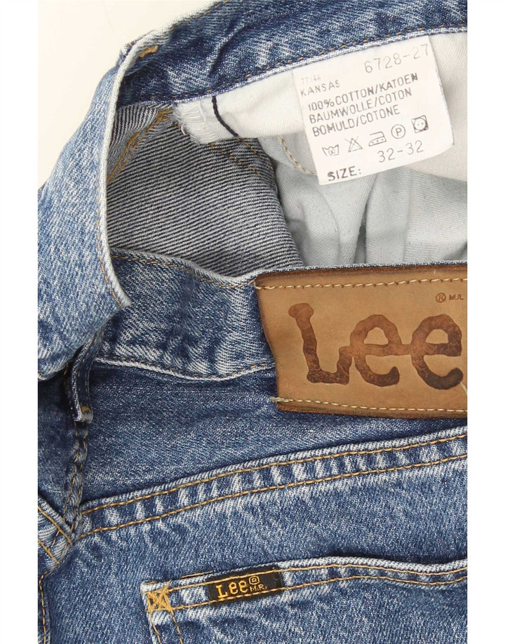 Мужские прямые джинсы Lee Kansas W32 L32, синий хлопок
