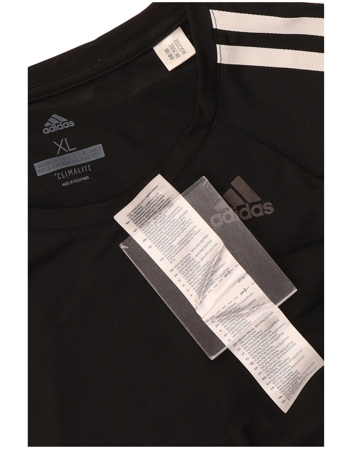 Женская футболка ADIDAS Climalite UK 20/22 XL, черный полиэстер