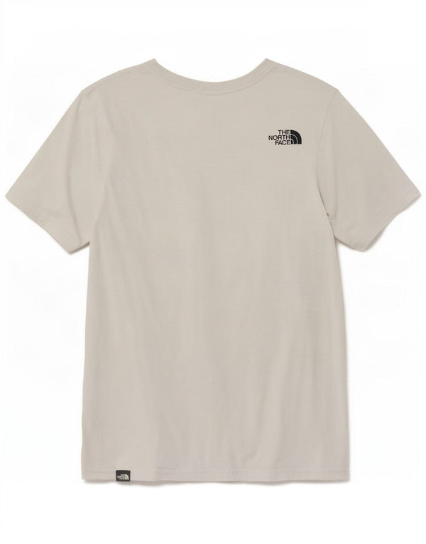 Мужская футболка с рисунком The North Face, топ XS, белый хлопок