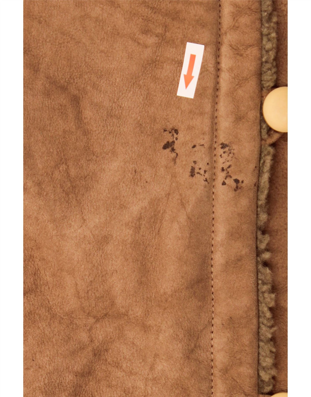Винтажная женская дубленка IT 44 Medium Brown Leather