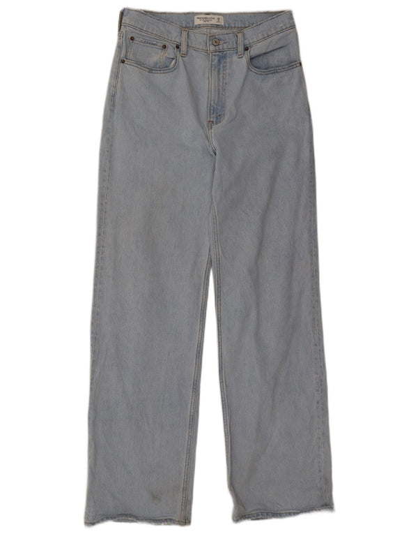 Abercrombie & Fitch Womens High Rise Loose Jeans US 6 Medium W28 L31 Blue