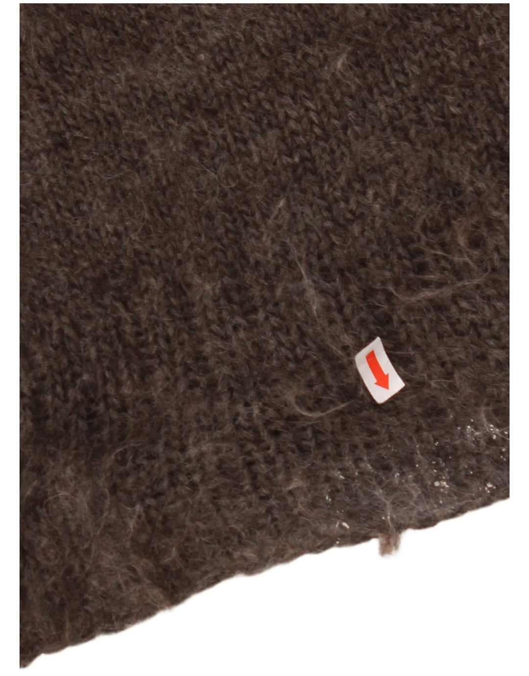 ВИНТАЖНАЯ мужская майка-майка среднего коричневого цвета с жаккардовым узором