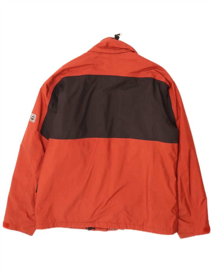 Мужская ветровка Jack Wolfskin UK 40/42, большая красная с цветными блоками