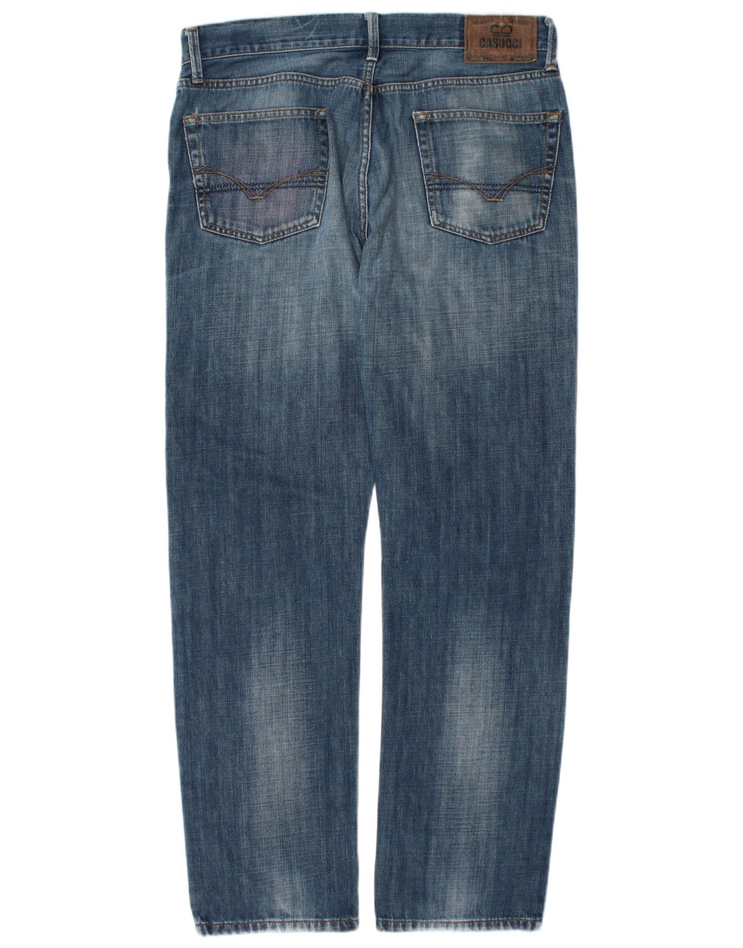 Мужские прямые джинсы Casucci W38 L32, синий хлопок