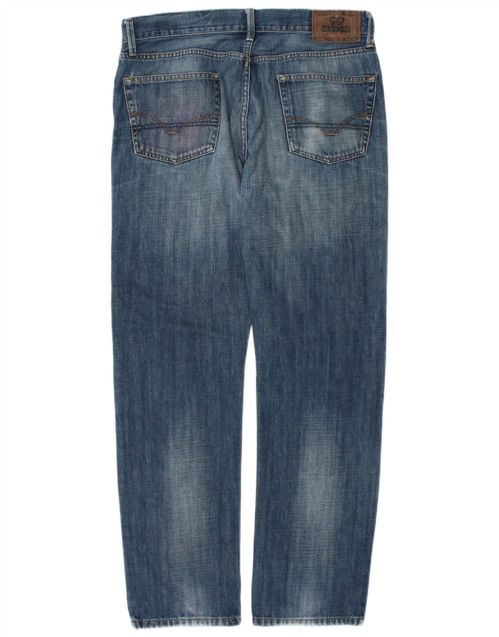 Мужские прямые джинсы Casucci W38 L32, синий хлопок