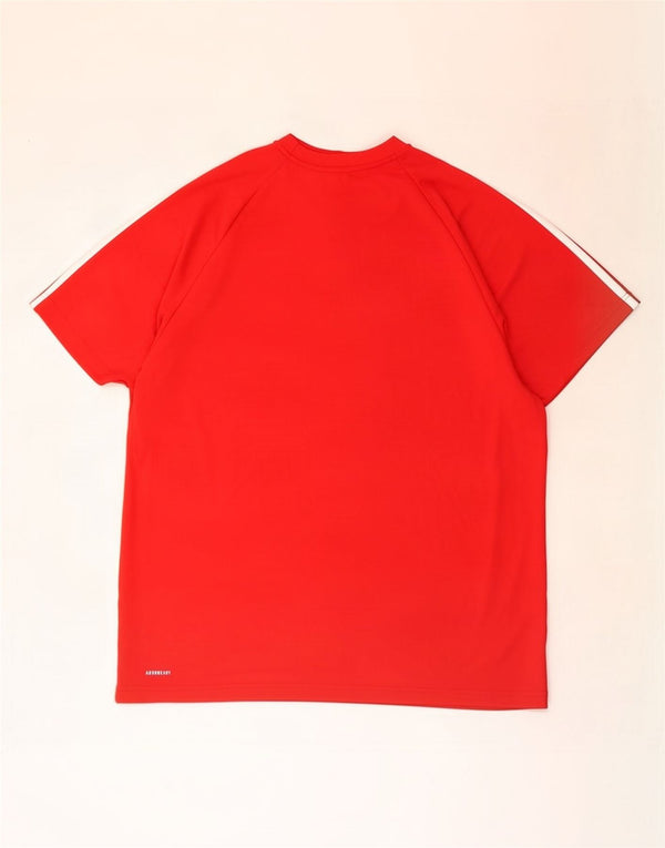 Adidas Мужская футболка Aeroready Top 2XL Красный полиэстер