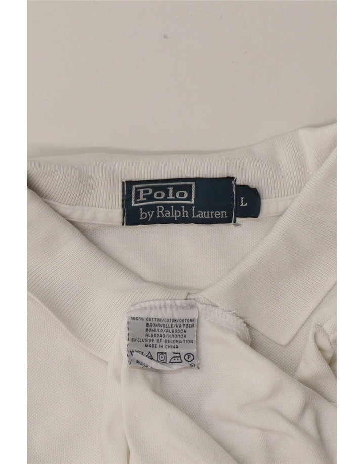 Мужская рубашка Polo Ralph Lauren, большой белый хлопок