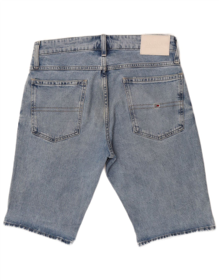 Мужские джинсовые шорты Tommy Hilfiger W31, средний синий хлопок