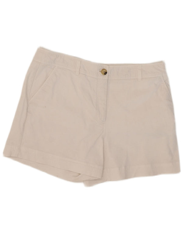 Женские шорты чинос Hobbs UK 16, большие размеры W36, белый хлопок
