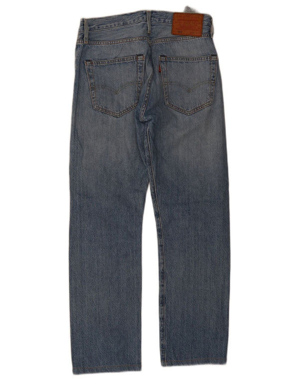 Женские прямые джинсы Levi's 501 W28 L27 синие, хлопок