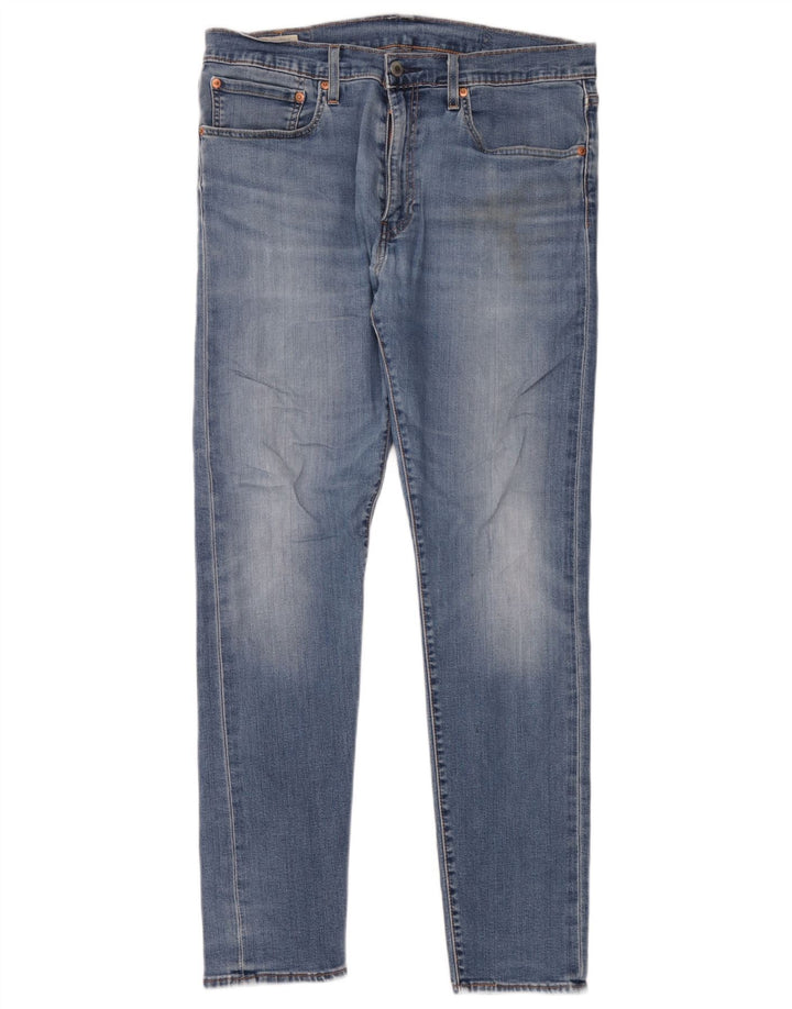 Мужские узкие джинсы Levi's W34 L32 синие, хлопок