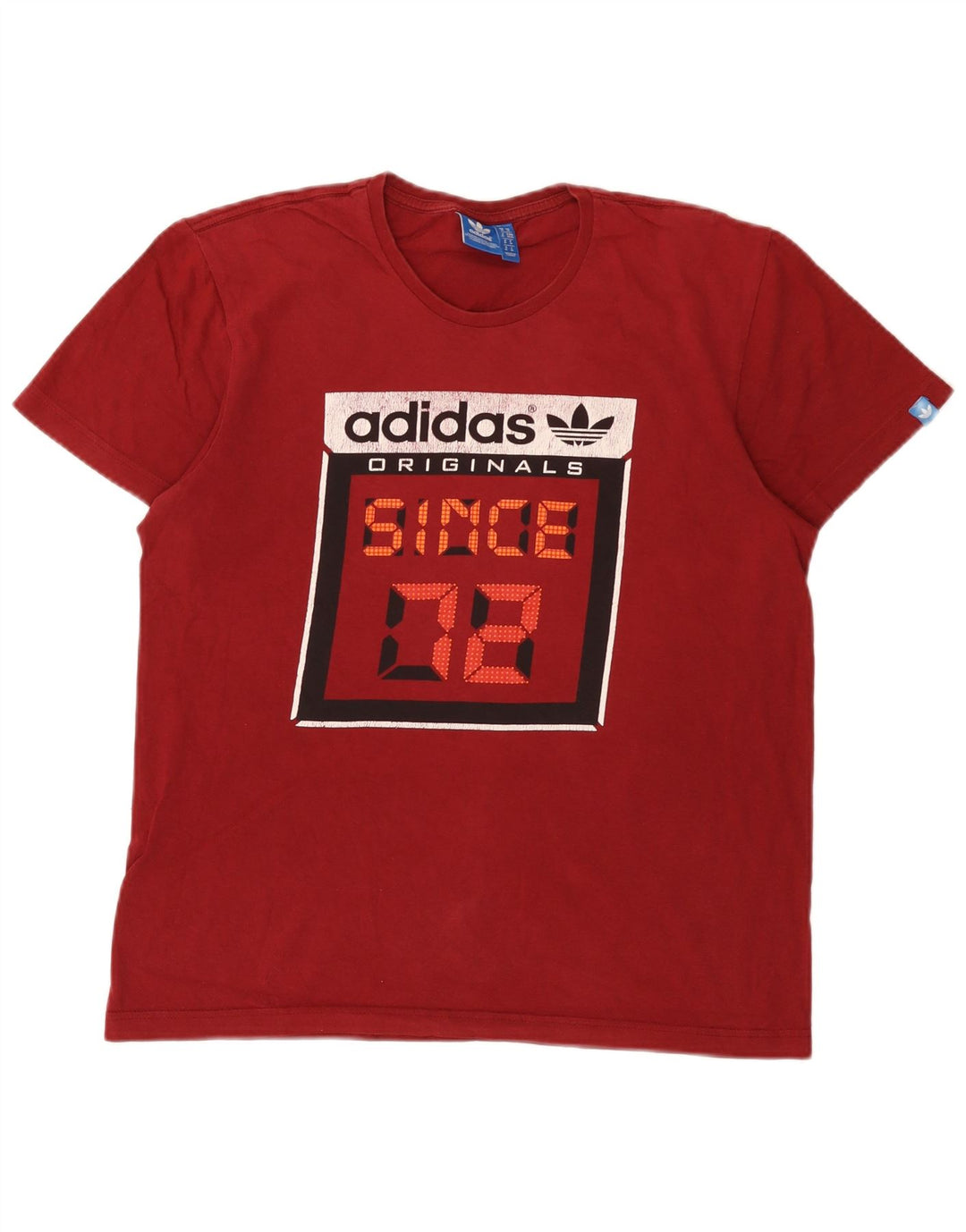 Мужская футболка с рисунком Adidas Top Medium Burgundy