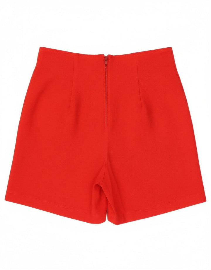 Винтажные женские повседневные шорты с высокой талией IT 46, большие W30, красная шерсть