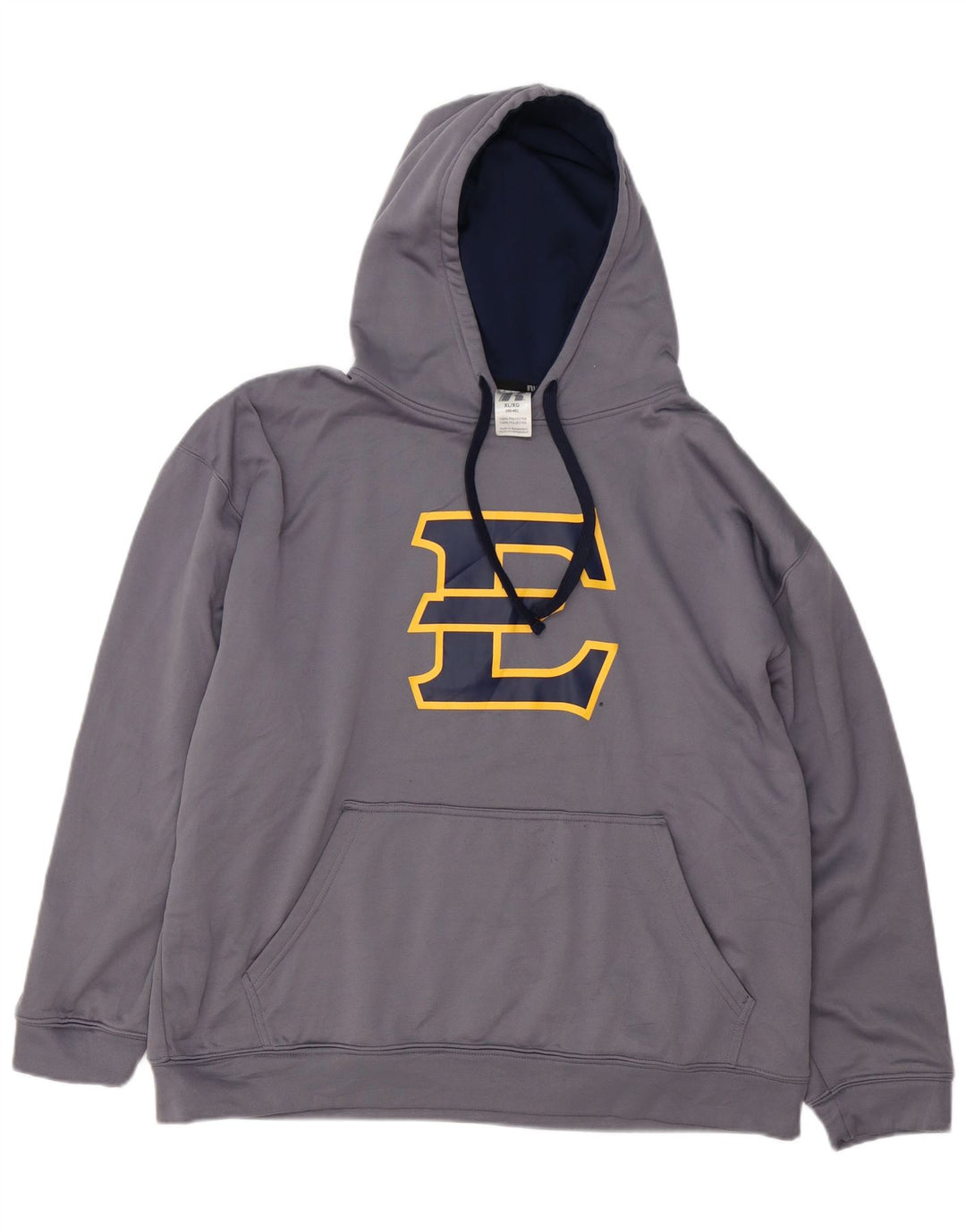 Мужской джемпер с капюшоном RUSSELL ATHLETIC UK 46/48 XL Серый