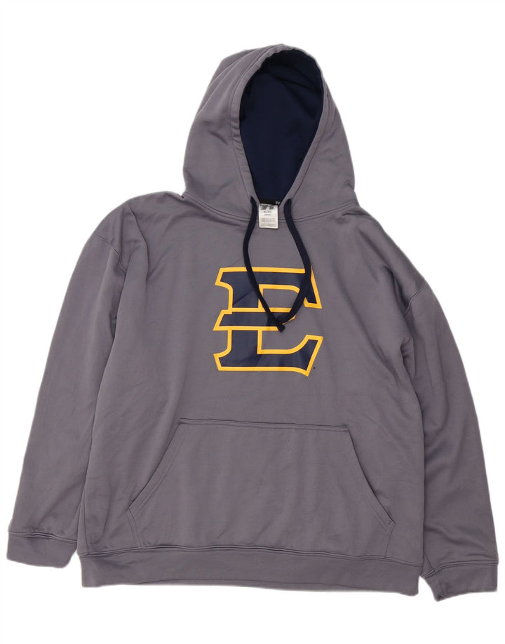 Мужской джемпер с капюшоном RUSSELL ATHLETIC UK 46/48 XL Серый