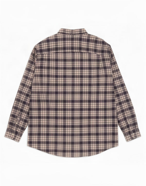 Женская рубашка оверсайз Eddie Bauer UK 18 XL, хлопок в разноцветную клетку