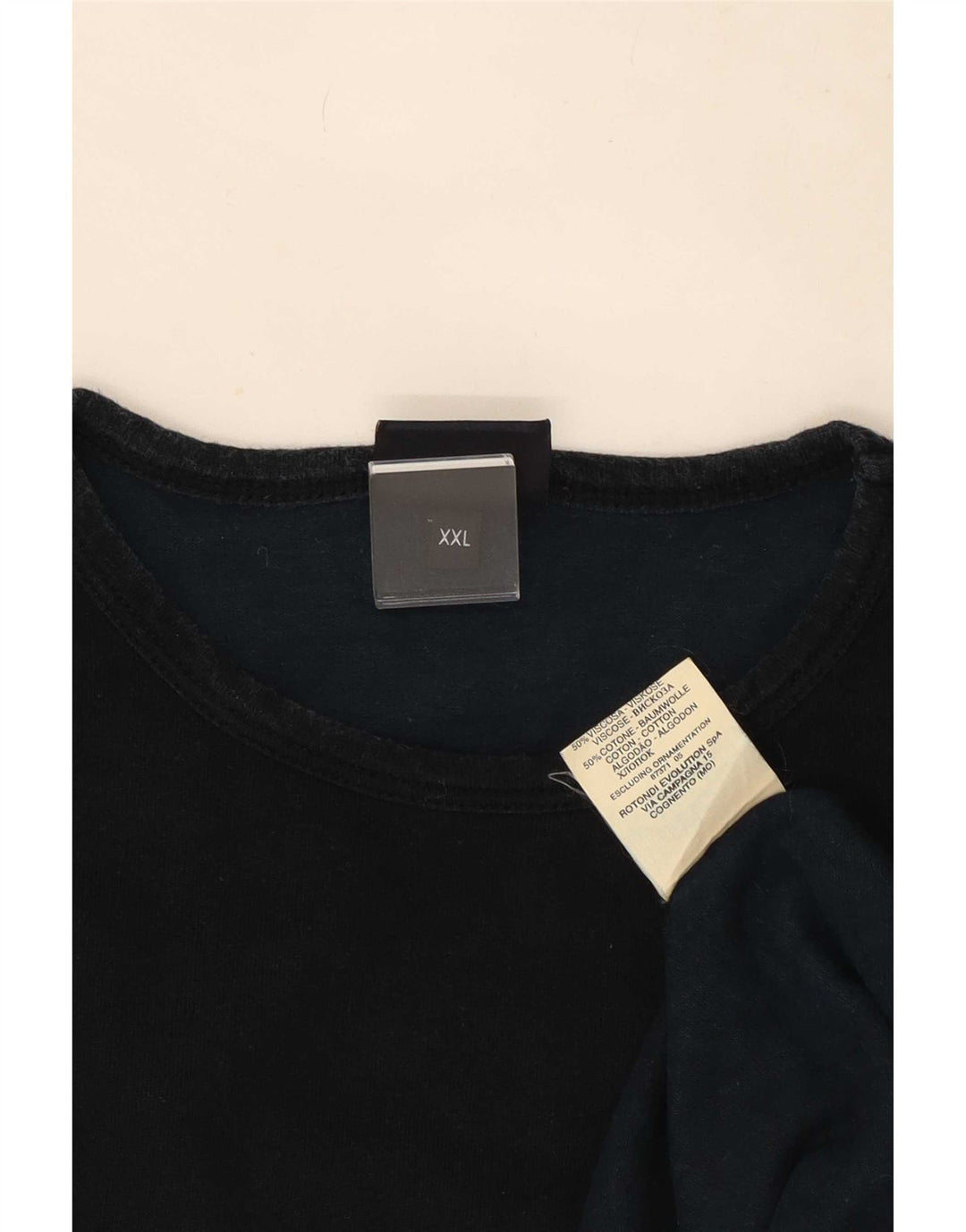 Мужские джинсы Trussardi с длинным рукавом 2XL, черная вискоза