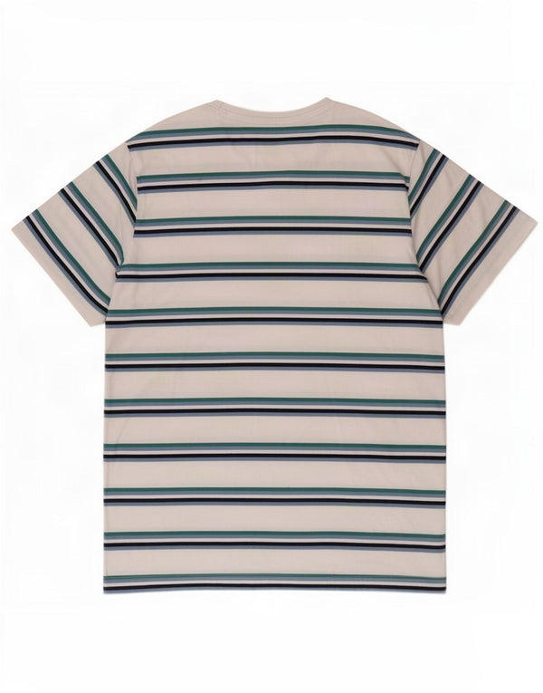 Crew Clothing Мужская футболка Top XL из хлопка в разноцветную полоску