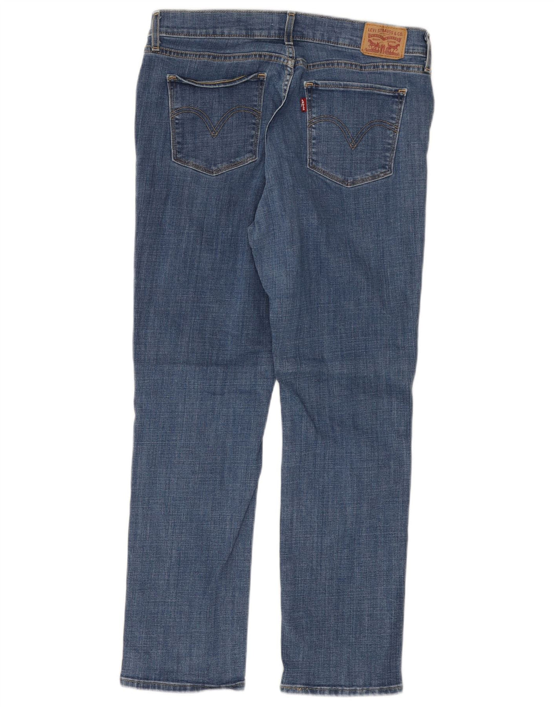 Женские прямые джинсы классического классического кроя LEVI'S США 12, большие W32 L28, синие