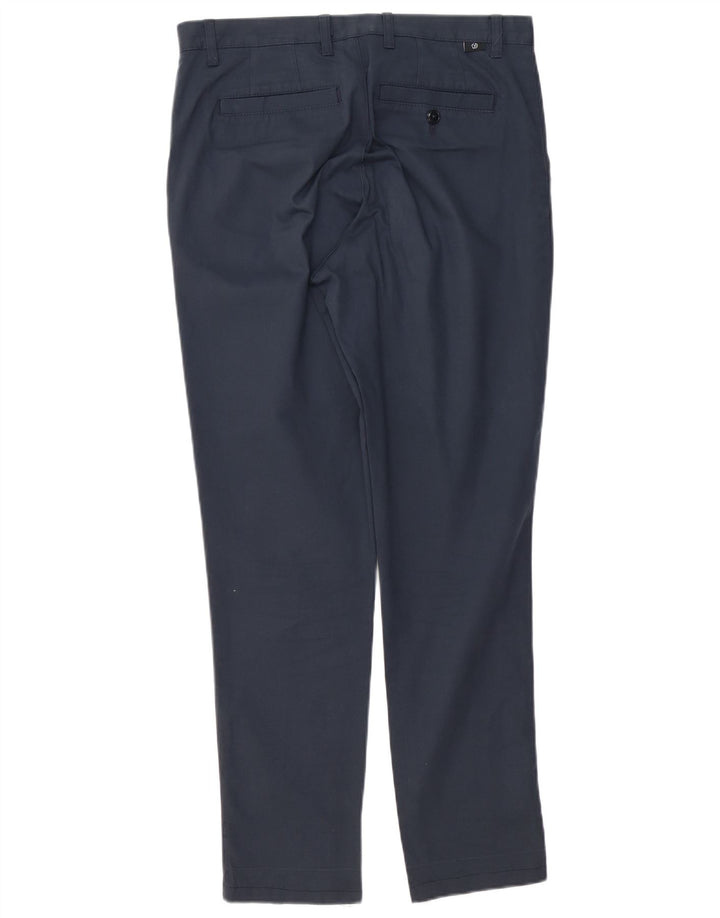 Мужские брюки-чиносы Ted Baker W32 L31 темно-синие из полиэстера