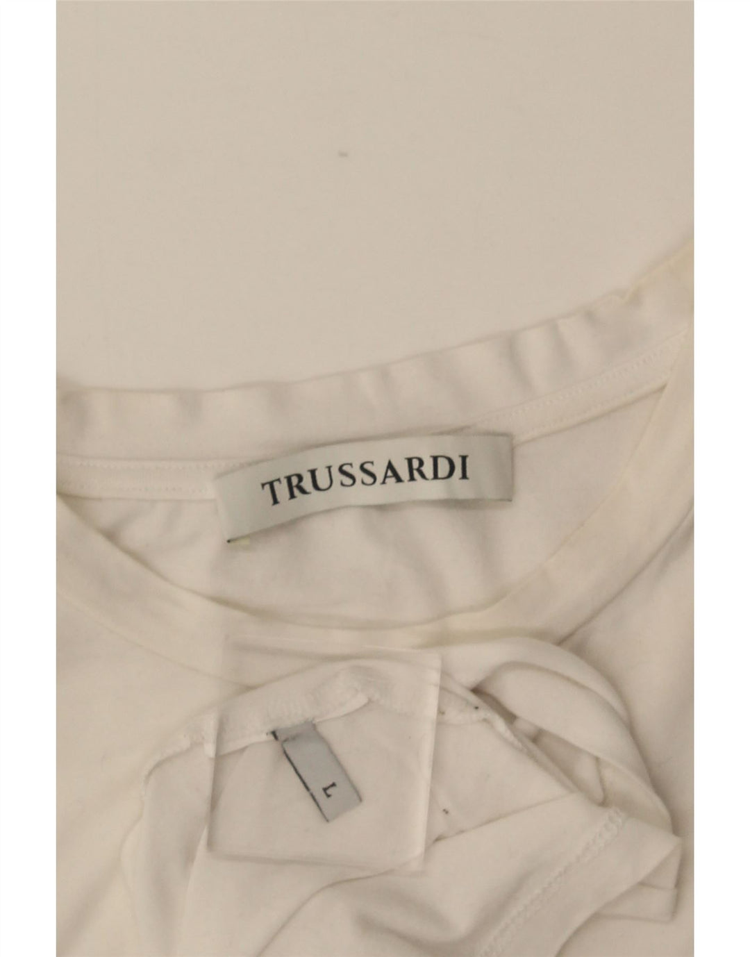 Женская футболка Trussardi Top UK 14, большая белая