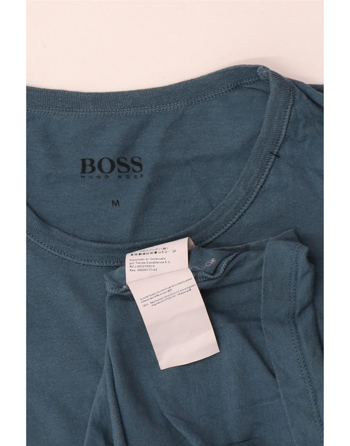 Мужская футболка Hugo Boss Top Medium Blue Cotton