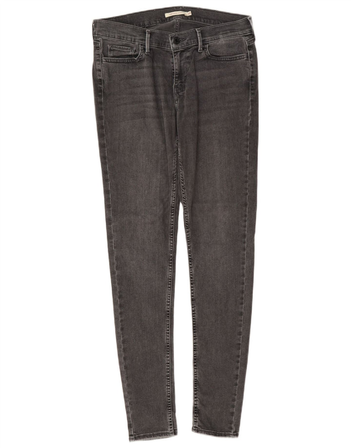 Женские джинсы Levi's 710 Super Skinny W29 L32 Серые хлопковые