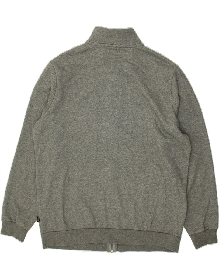 PUMA Mens Tracksuit Top Jacket Large Grey Cotton | Vintage Puma | Thrift | Second-Hand Puma | Used Clothing | Messina Hembry 